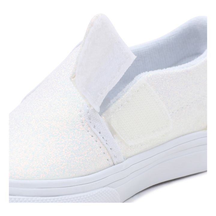 Slip-On Glitter Sneakers | Bianco- Immagine del prodotto n°2