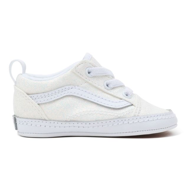 Chaussons Old Skool Glitter | White