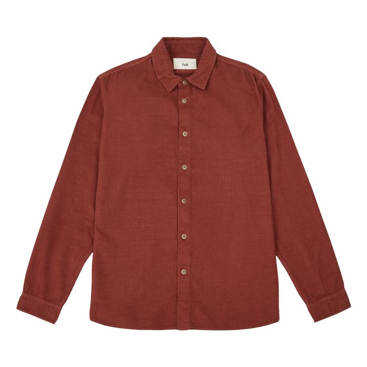 Camisa Relaxed Babycord | Rojo- Imagen del producto n°0