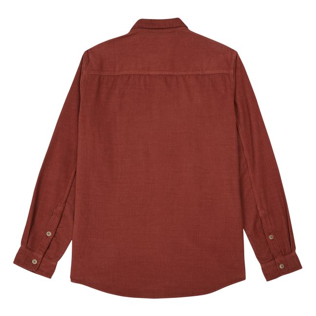 Camisa Relaxed Babycord | Rojo