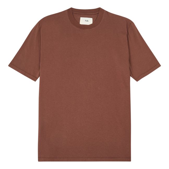Contrast T-Shirt | Rust