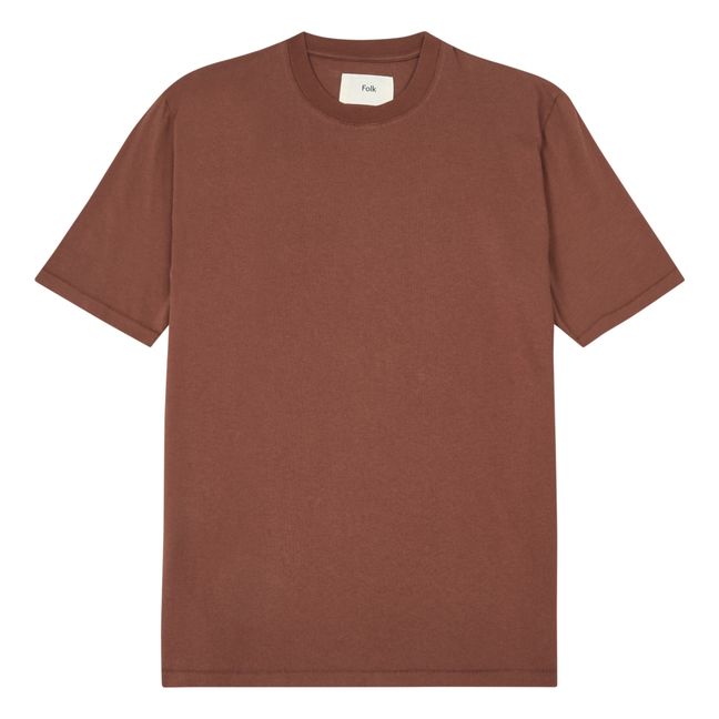 T-shirt Contrast | Rouille