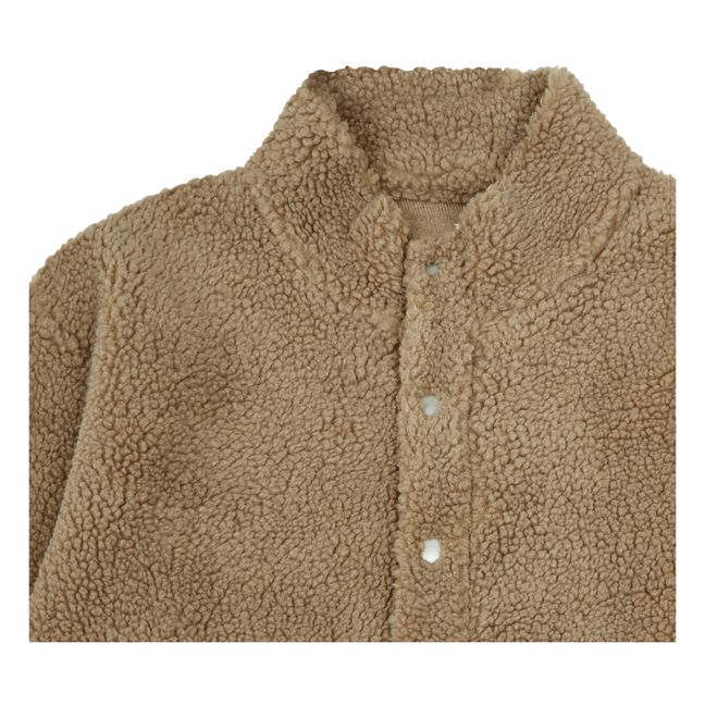 Sudadera de forro polar Boxy | Camel
