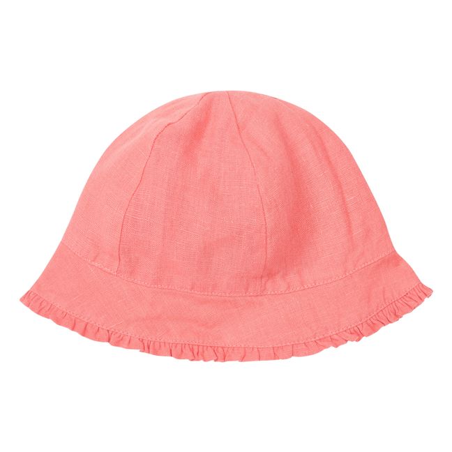 Hut Leinen Schleife | Rosa