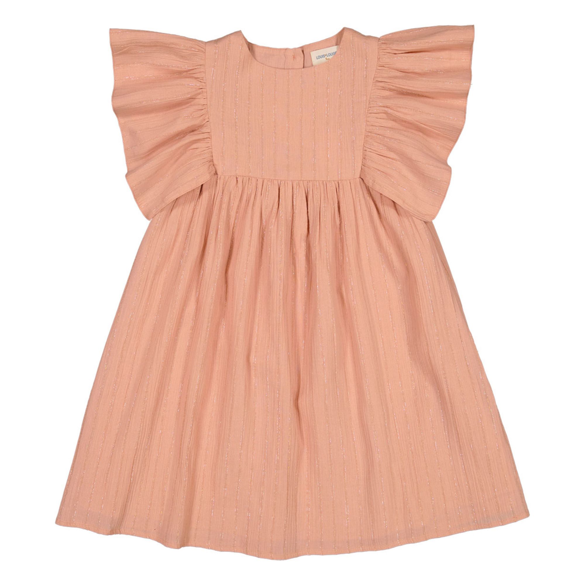 Micka Lurex Dress | Pink- Product image n°0