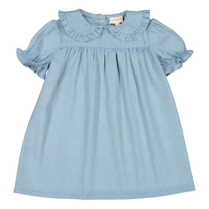 Twiggy Chambray Dress | Denim blue- Product image n°0