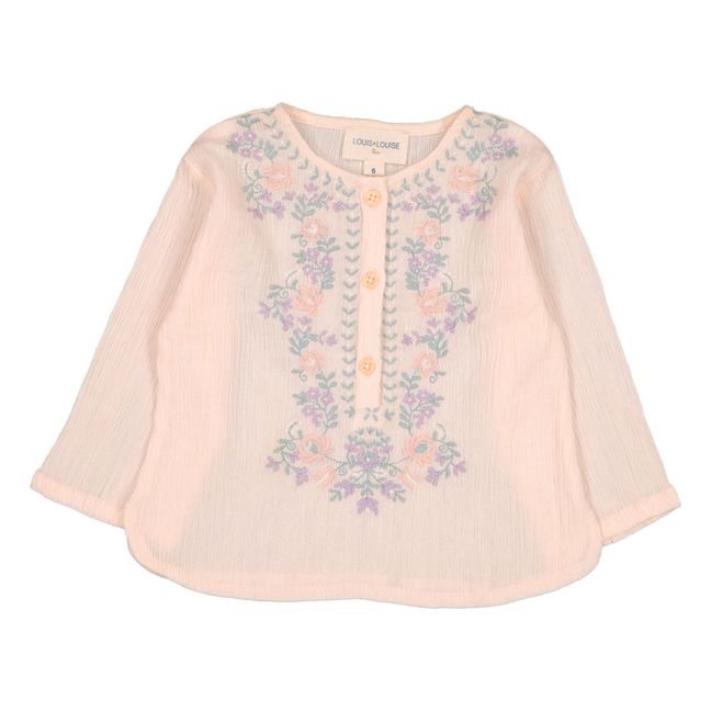 Blouse Crépon Tata | Rose pâle