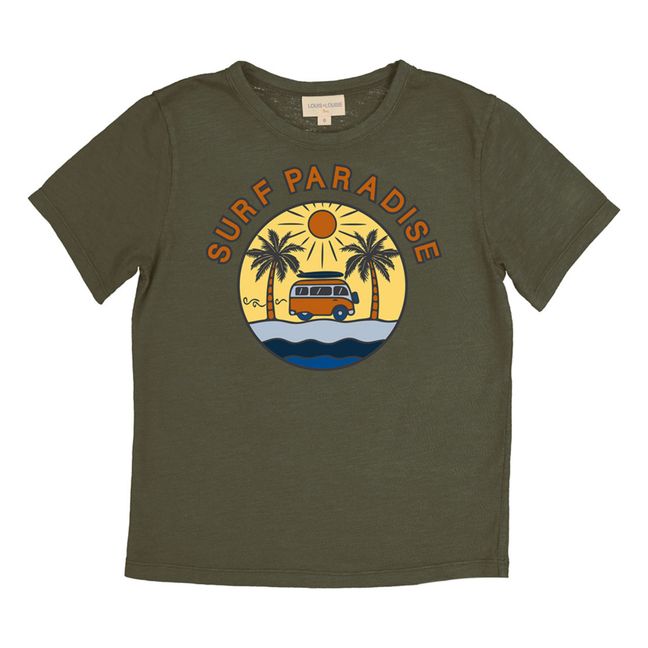 Tom Surf Paradise T-Shirt | Verde militare