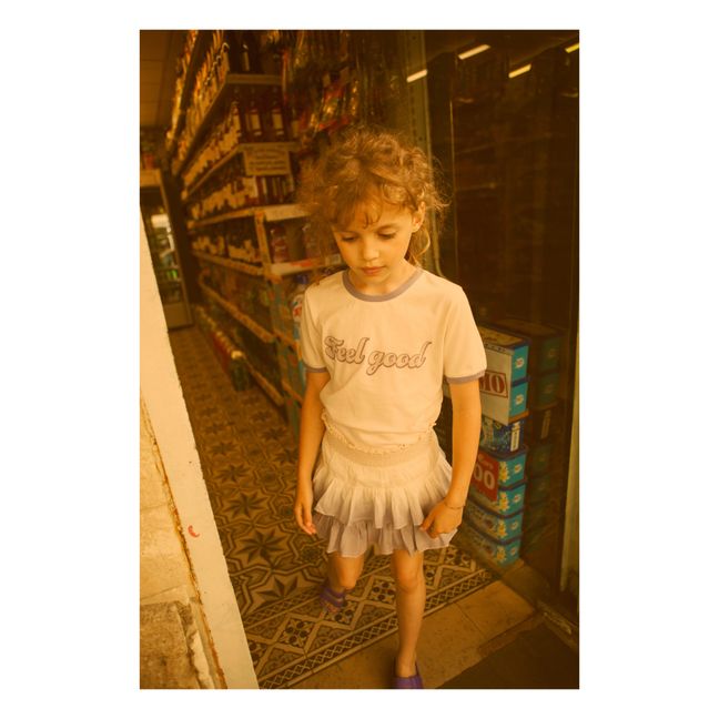 Feel Good USA T-Shirt | Pale pink