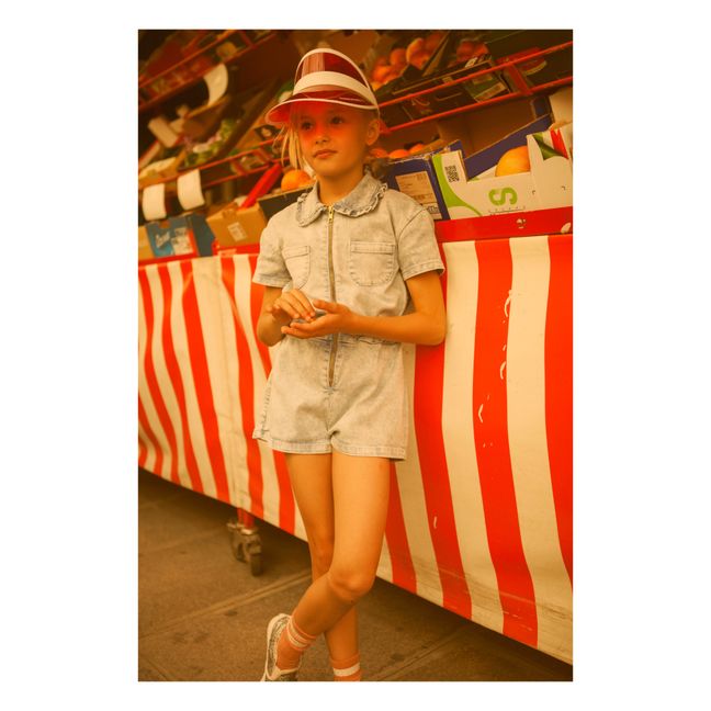 Combishort Denim Miss | Bleu jean