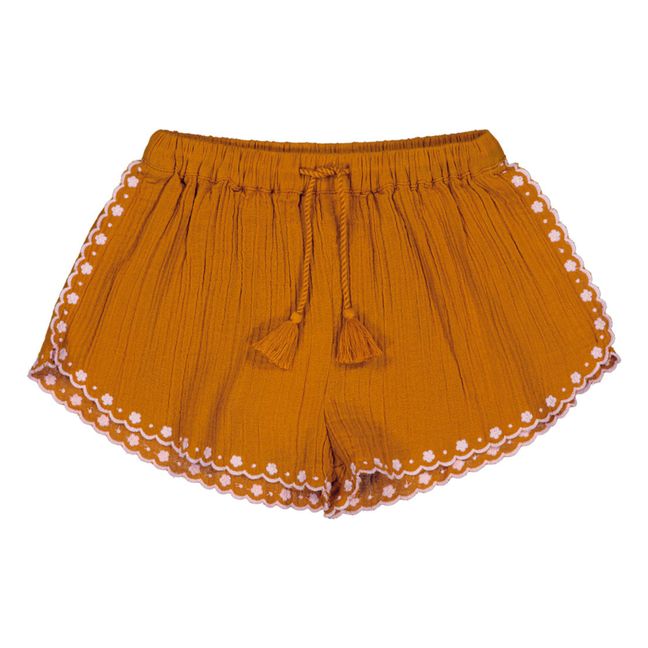 Shorts in crépon Kaela | Camel