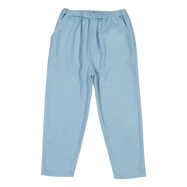 Pantalon Chambray Gazelle | Bleu jean