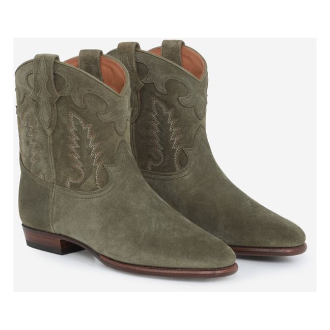 Early Midnight Suede Boots | Khaki