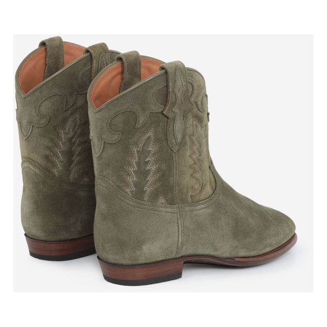 Boots Early Midnight Daim | Vert kaki