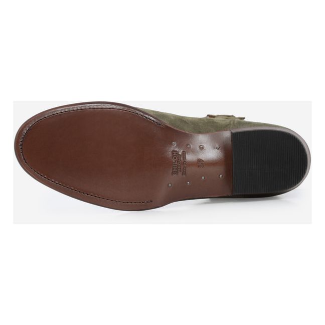 Boots Early Midnight Daim | Vert kaki
