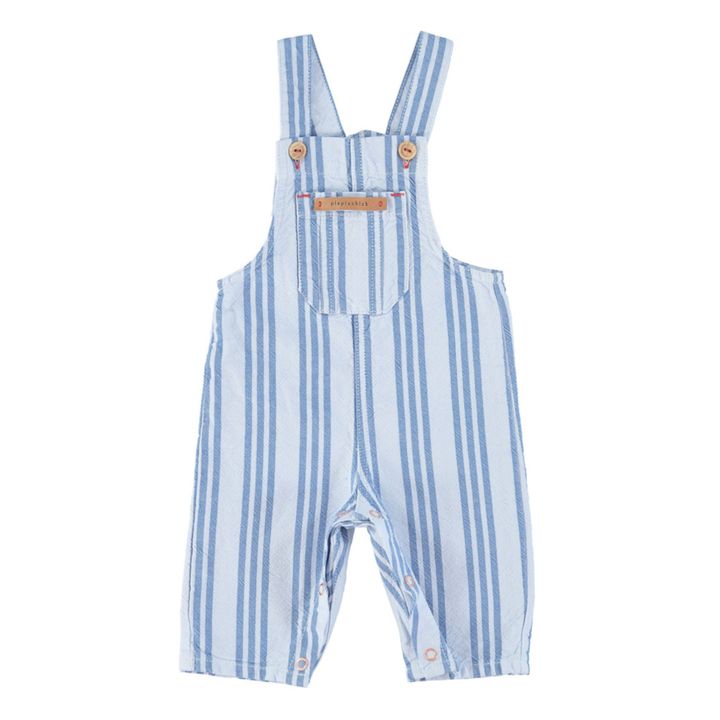 Baby Striped Overalls | Azul Cielo- Imagen del producto n°4