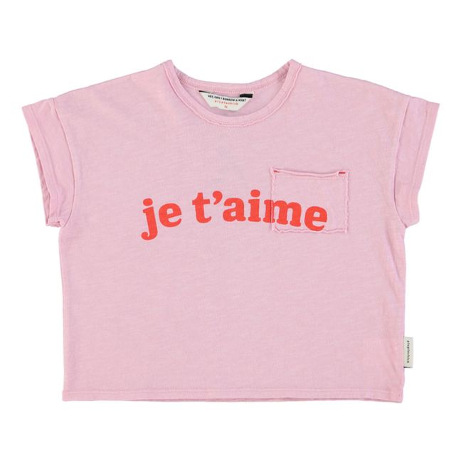 "Je t'aime" T-Shirt | Pink
