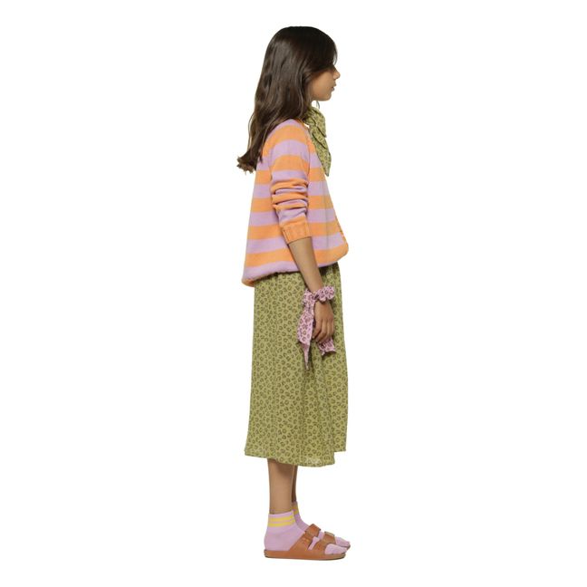 Organic Knit Striped Cardigan | Naranja