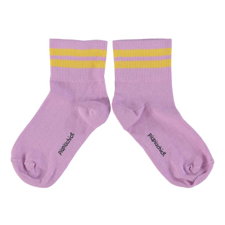 Calzini a righe | Rosa- Immagine del prodotto n°0