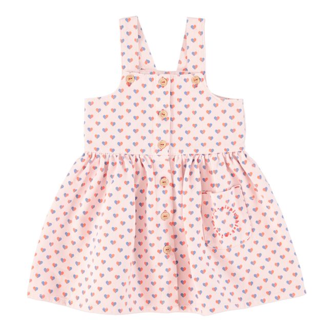 Robe Cœurs | Rose pâle