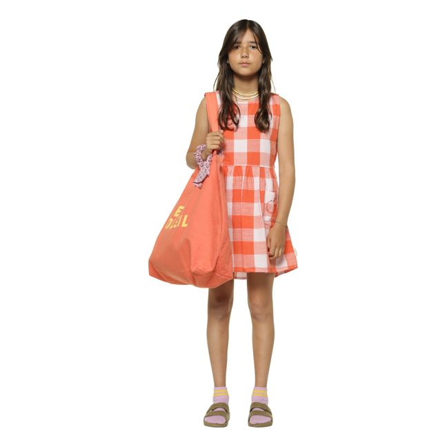 Robe Coton Bio Vichy | Rose