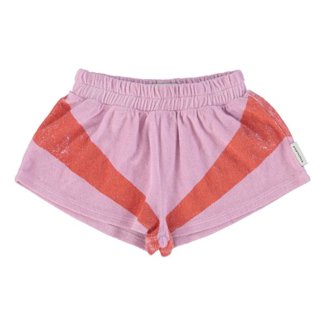 Organic Terry Cloth Shorts | Pink