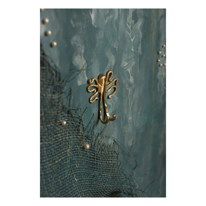 Haken Ella Octopus aus recyceltem Messing | Gold- Produktbild Nr. 2