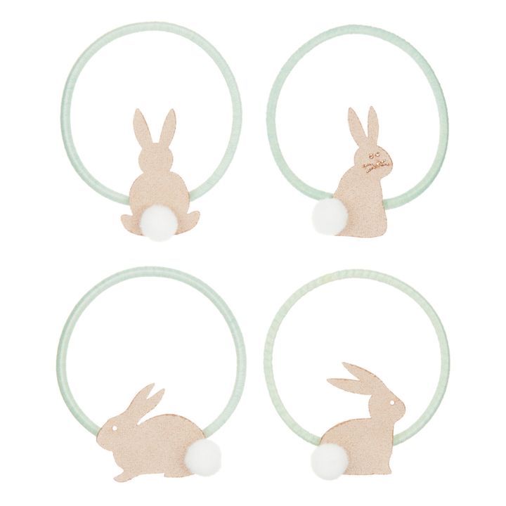 Set 4 scrunchies Coniglio | Verde- Immagine del prodotto n°0
