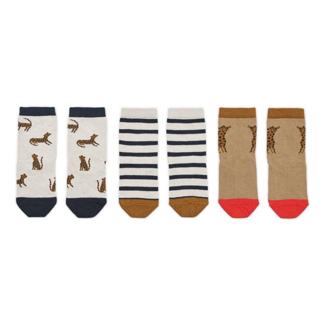Silas Socks - Pack of 3 | Caramelo
