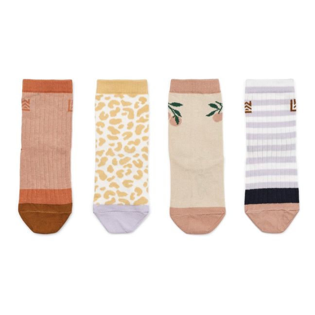 Lot 4 paires de chaussettes Silas | Rose