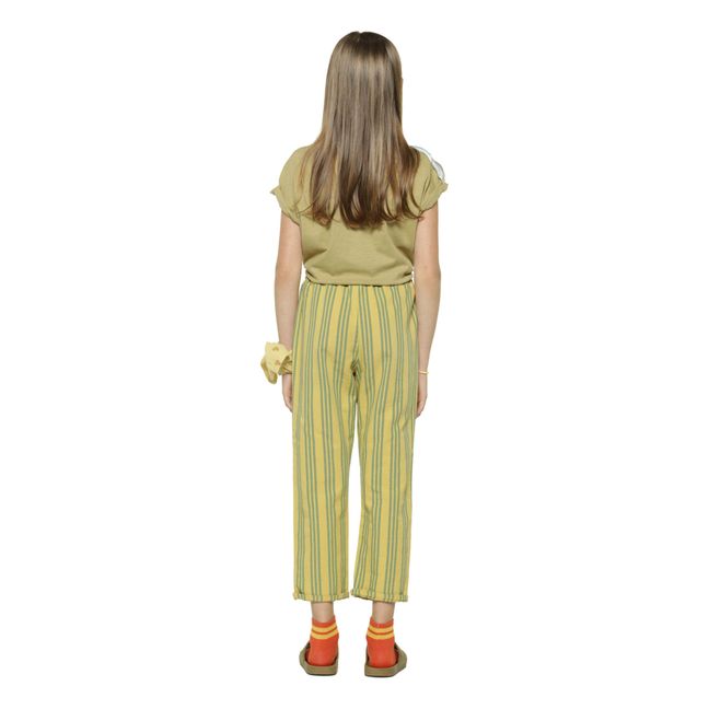 Striped Canvas Trousers | Giallo