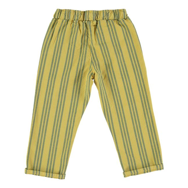 Striped Canvas Trousers | Amarillo