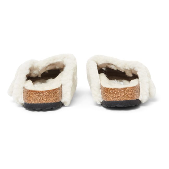 Teddy Boston Shearling Sandals - Adult Collection  | Bianco