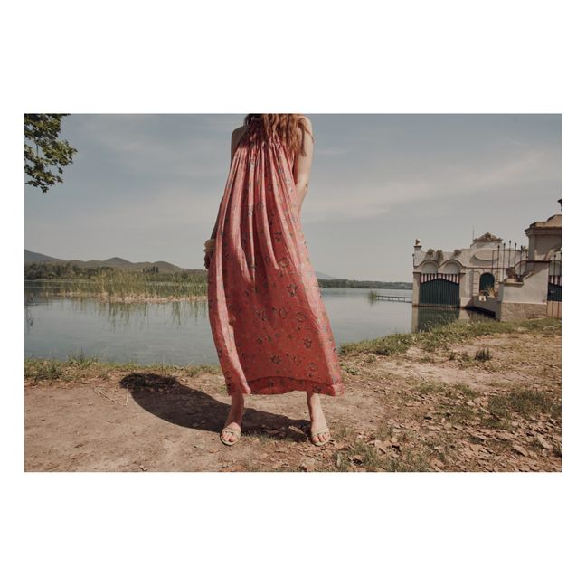 Robe Soie Marjorie | Rose