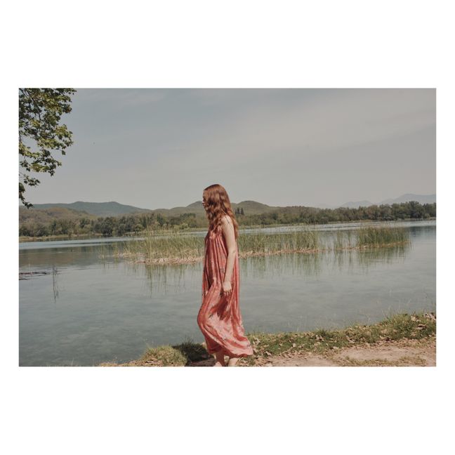 Robe Soie Marjorie | Rose