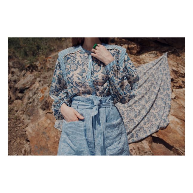 Blouse Jane | Bleu