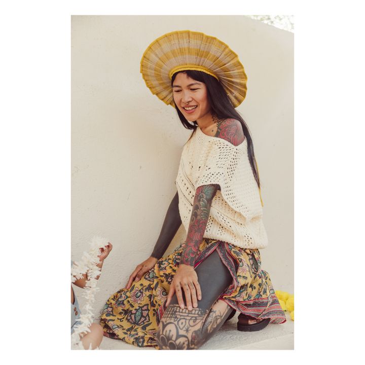 Lucina Skirt | Amarillo Mostaza- Imagen del producto n°3