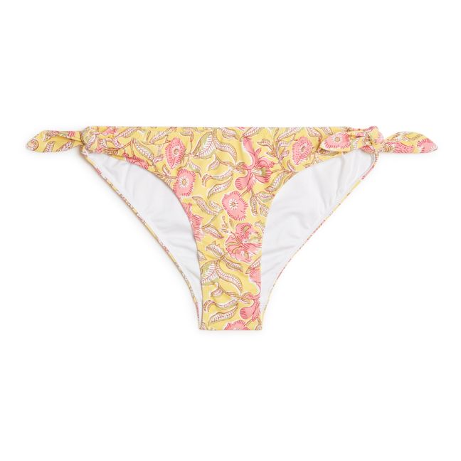 Slip bikini in poliammide riciclata Kauai | Giallo