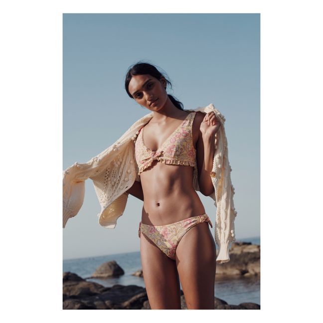 Slip bikini in poliammide riciclata Kauai | Giallo