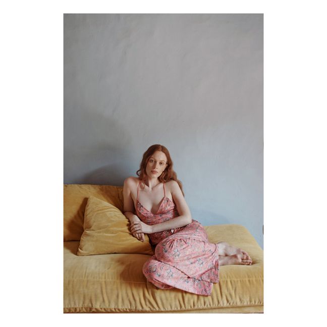 Pyjamaoberteil aus recyceltem Polyamid Loucoum | Rosa