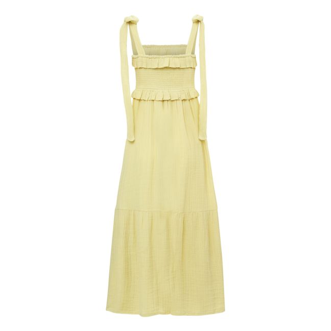 Erika Cotton Muslin Maxi Dress | Amarillo palo