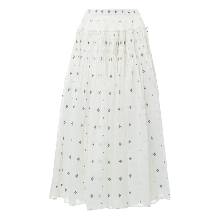 Chitra Embroidered Maxi Skirt | Blanco- Imagen del producto n°0