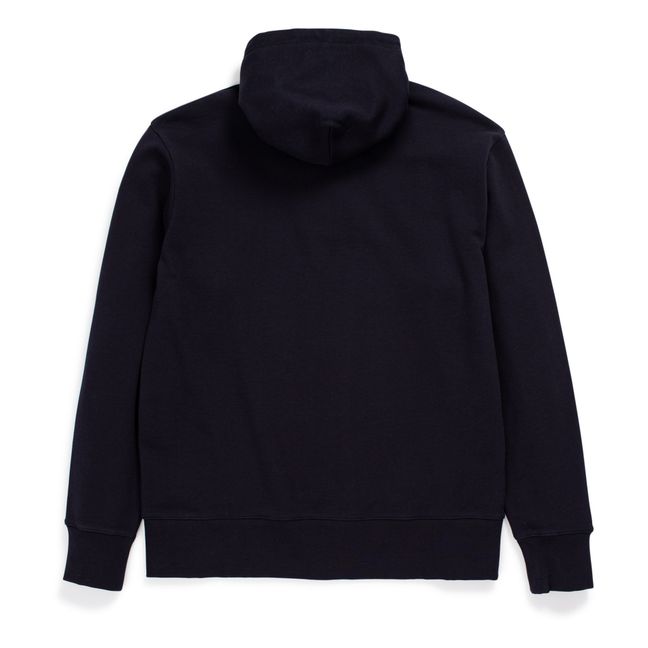 Felpa con cappuccio in cotone organico Arne Seacell | Blu marino