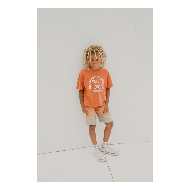 Organic Cotton Breakfast T-Shirt  | Rust