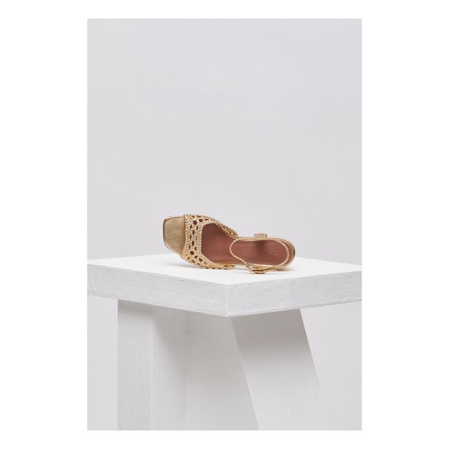 Capri Woven Sandals | Dorado