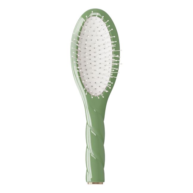 N°4 The Miracle Small Brush - Detangling & Massaging | Almond green