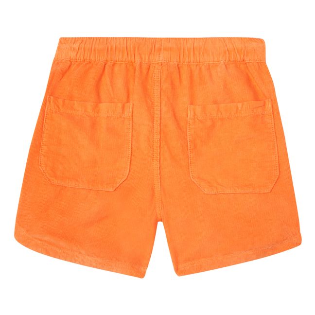 Hunter Velvet Shorts | Orange
