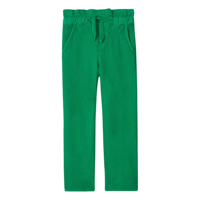 Brocus High-Waisted Pants | Green