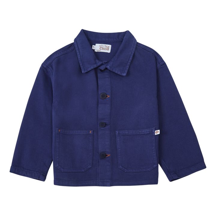 Camisa de manga larga Gomera | Azul Marino- Imagen del producto n°0