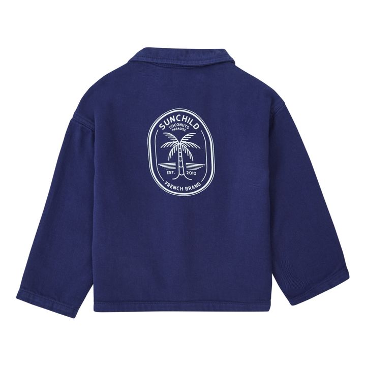 Camisa de manga larga Gomera | Azul Marino- Imagen del producto n°3